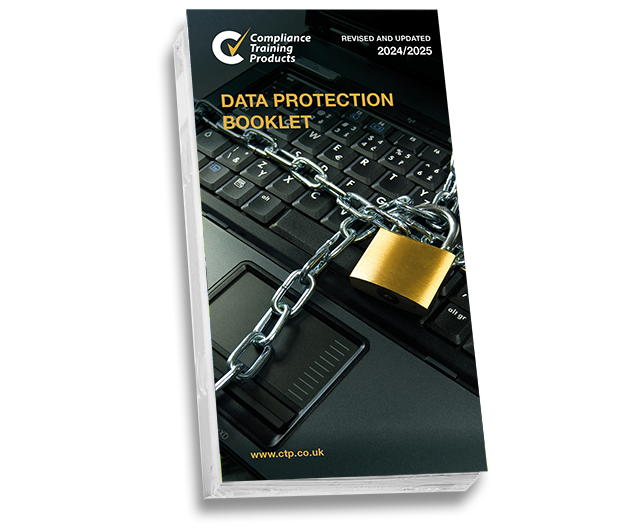 Product image showing data protection booklets